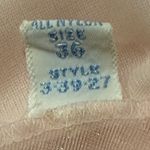 Vanity Fair RARE VTG 50s Embroidered Chiffon Nightgown Sheer Pink Slip 36 M Photo 6