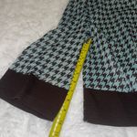 Madison Leigh Blue brown houndstooth  cropped blazer jacket coat woman’s 14w Photo 5