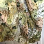 ASOS Design Floral Long Sleeve Ruched Midi Dress Size US 8 Photo 11