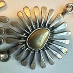 Lucky Brand Two-Toned Sunburst Floral Collar Necklace Photo 9