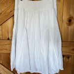 Studio West  Apparel Woman's Large Midi Skirt White Boho Whimsical Hippie Cotton Photo 0