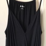 Three Dots black crossover top Photo 3