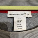 Cupcakes & Cashmere Gray Love Sweatshirt Sz M Size M Photo 4