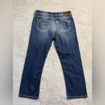 Buckle BKE Harper Jeans Women's 30 Blue Denim Capri Stretch Distressed Faded Photo 3