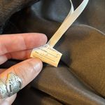 NWOT black formal dress 3/4 sleeve floral lace appliqué with beads size 16 Photo 5