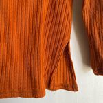 Free People FP Beach Henley Long Sleeve Pullover Orange Size Medium Photo 2