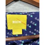 Maeve  Navy Blue Button Up Blouse Bird‎ Print Size 12 Long Sleeve Shirt Photo 1