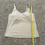 Aerie  Offline cream v-neck athletic tank top size L Photo 7