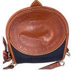 Dooney & Bourke "All Weather Leather" duck bag mini crossbody in navy blue Photo 12