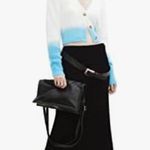 Bar III White Blue Ombre Knit V-neck Cardigan Sweater size Medium New with Tags Photo 8