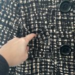 Michael Kors MICHAEL  3/4 Sleeve Black/Tan Snap Front Blazer/Jacket Size Medium Photo 4