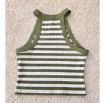 American Eagle  Cropped stripped cami High neck tank top Size S Photo 1