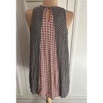 Taylor & Sage  Geometric Floral Print A-Line Shift Dress Boho Crochet Festival Photo 3