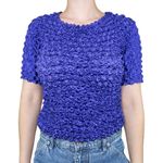 Vintage 90s Purple Bubble Popcorn Shirt Size M Photo 1