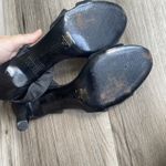 Mootsies Tootsies Mootsie Tootsie Women's Black Satin Strappy 3.5"‎ High Heels 8.5 M Y2K Shoes Photo 3