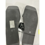 Womans H & M 39 (8) Black Braided Slip On Flat Slide Sandals NWOT Photo 5