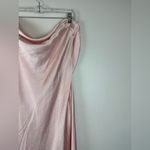 Charlita Strapless Cowl Back Satin Maxi Dress Women’s Sz 16 NWT Pink Photo 4