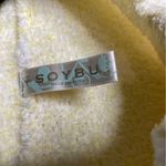 Soybu  yellow fuzzy fleece jacket size large Photo 1