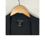 H by Halston  Black Ribbed Cardigan Side Zip Size XL Photo 1