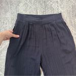 Melrose Vintage Womens Navy Pull On Elastic Waist Dress Pliss Office Pants Sz 10 Blue Photo 5