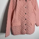 NWOT Pink Quilted Jacket With Pockets Snap Button 16/18 Chico's 3 Photo 3