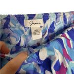 Japna  Abstract Watercolor Printed Strapless Maxi Dress Photo 3