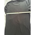 Calvin Klein  Little Black Dress Embellished Logo Gold Short Sleeve Women's XL Photo 5