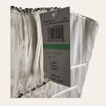 BCBGMAXAZRIA  Ivory Off White Beaded Strapless Silk Mini Dress Size 8 Photo 4