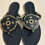 Jack Rogers  Sandals Flip Flops
Navy Thong Jelly Rubber size 8 Photo 0