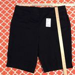 Croft & Barrow New Womens  Bermuda Shorts 16W Black Mid Rise Stretch Pull On Photo 7
