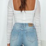 Hello Molly Devil Eye Bodysuit White Photo 1