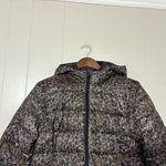 Charlie B Four Way Puffer Leopard Print Winter Chic Outdoor Jacket Vest Size M Brown Size M Photo 2