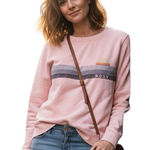 Roxy Light Pink Crewneck Sweatshirt Photo 0