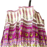 Anthropologie Chaudry Raga Madi Dress Floral Spring Print Beaded Medium Purple Photo 8