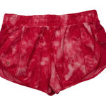 Lululemon  Speed Up Shorts Pink Tie Dye Athletic Running Gym Women Size 10 Read* Photo 0