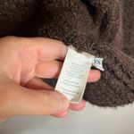 Bella Dahl  brown boiled wool boucle sweater Photo 3