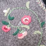 Dress Barn Vintage 90s  Cottagecore Floral Cardigan Sweater Photo 6