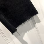 7 For All Mankind High Waist Slim Kick Jeans Black Size 26 Cropped Flare Photo 3