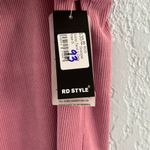 RD Style NWT Dusty Pink Cotton Ribbed Tank Top - flaw Photo 1