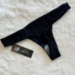 NWT Tavik Bella Mini Swim Bottom Slinky Rib in Black Photo 3
