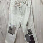 LOGO By Lori Goldstein Logo Lavish Women’s 28W Lori Goldstein White Patchwork Jeans Photo 0