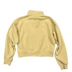 Zoozatz NWT Purdue Boilermakers Quarter Zip Cropped Sweatshirt Womens Small Yellow NCAA Photo 3