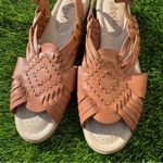 Softspots Tela Huarache Brown Leather Sandals size 11ss Photo 3