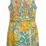 Lilly Pulitzer  Essie Silk Cotton Tropical Shirtdress Ruffle 6 Photo 0