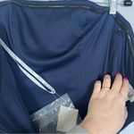 Dessy Collection Navy Blue Strapless Gown Photo 8