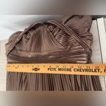 Antonio Melani Zaira Chiffon Evening Dress Metallic Empire Waist Pleats NWT 6 Photo 8