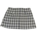 Rewind Plaid‎ Mini Skirt Retro Y2K Style 2X Buckle Front Pockets Black Gray White Photo 5