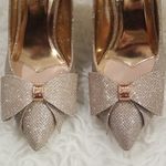 Ted Baker ππ Aellyl Bow Detail Court Heels ~ Rose Gold 36 EU Photo 1