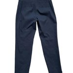 Tory Burch 'Callie' Seamed Cropped Pants | Navy Blue/Gold | 6 Photo 2