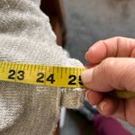 Abercrombie & Fitch Beige Long Sleeve Split Black Top size Small Photo 9